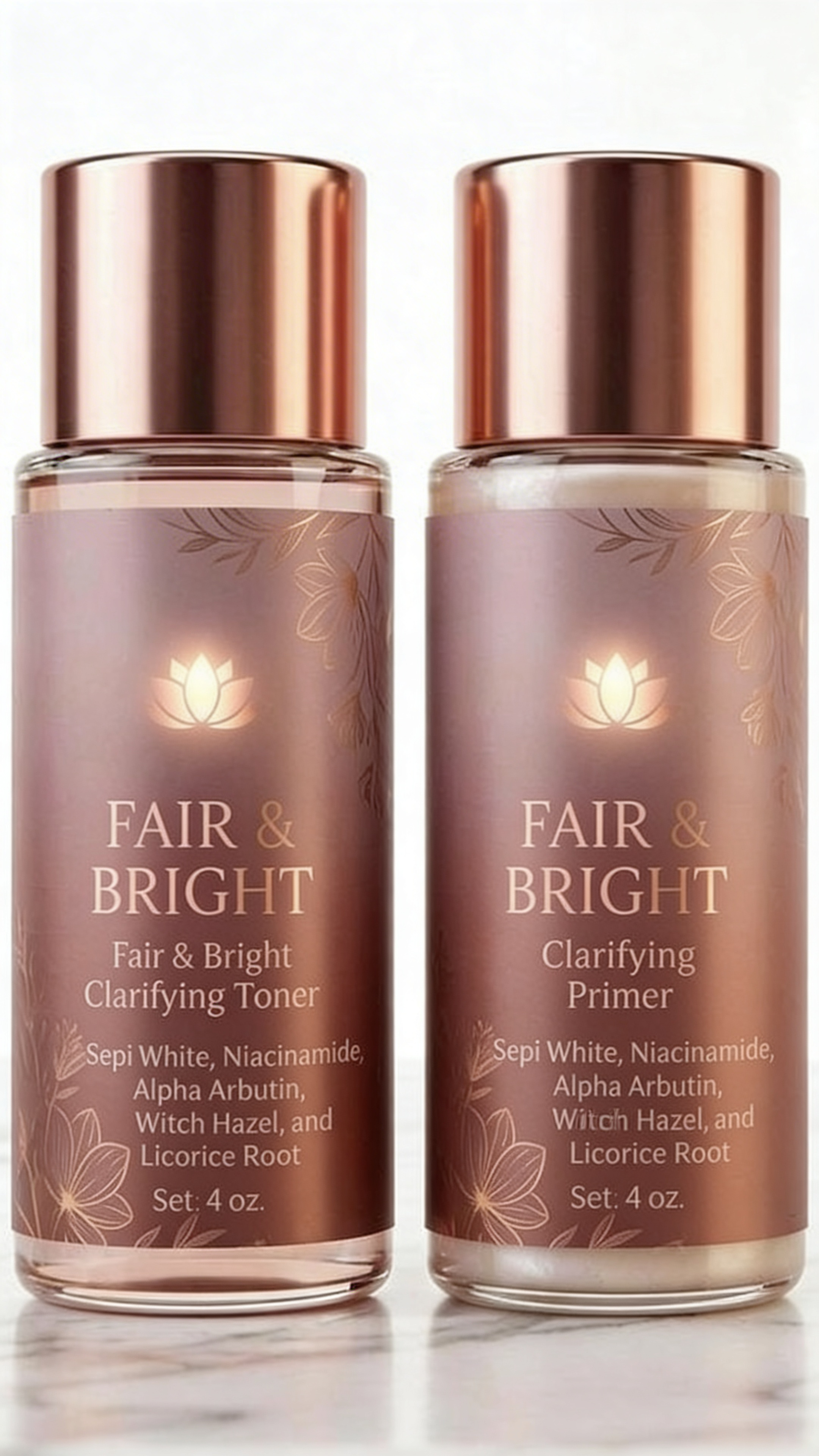 Fair & Bright Brightening Clarifying Toner & Brightening Primer