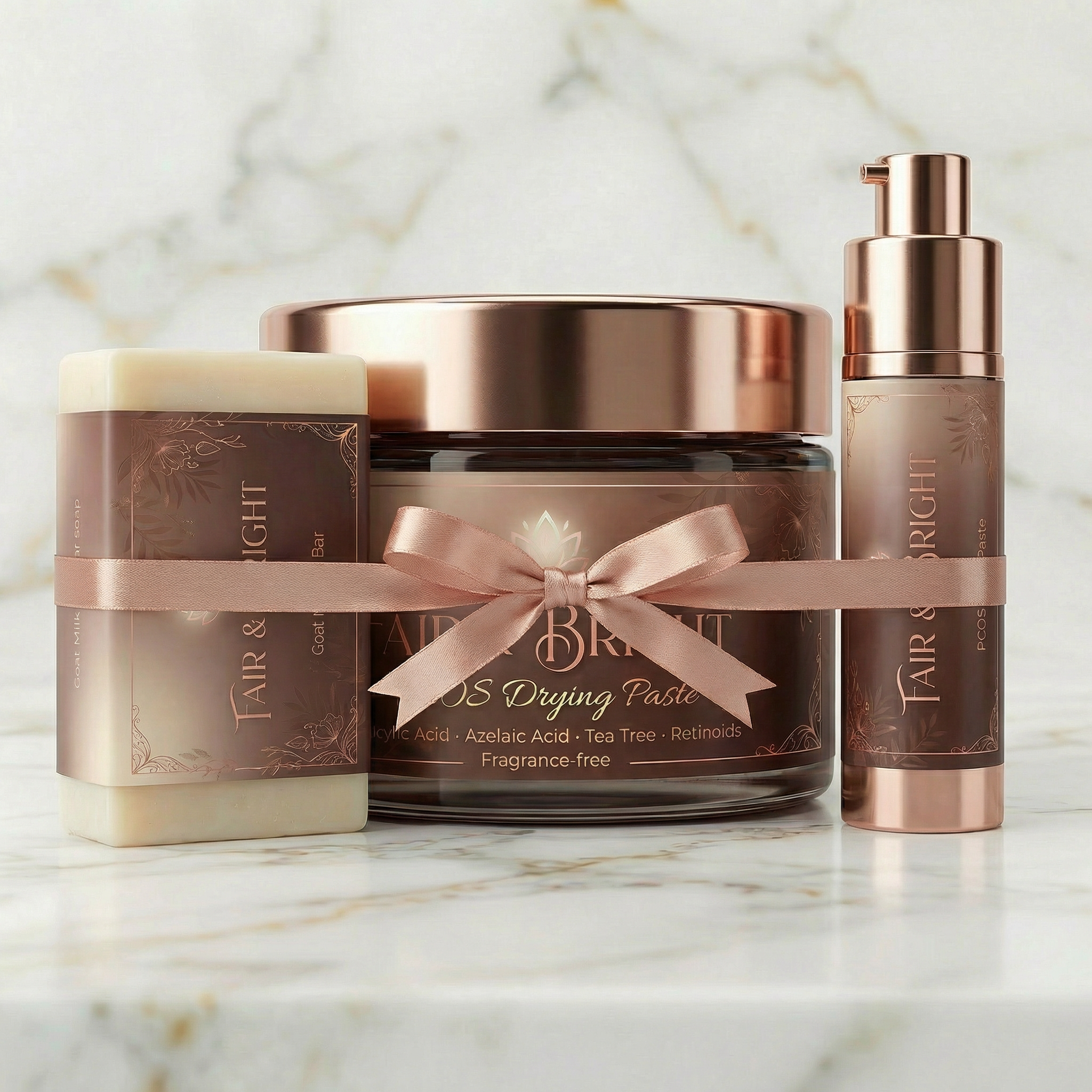 Fair & Bright PCOS 3-Piece Brightening Kit